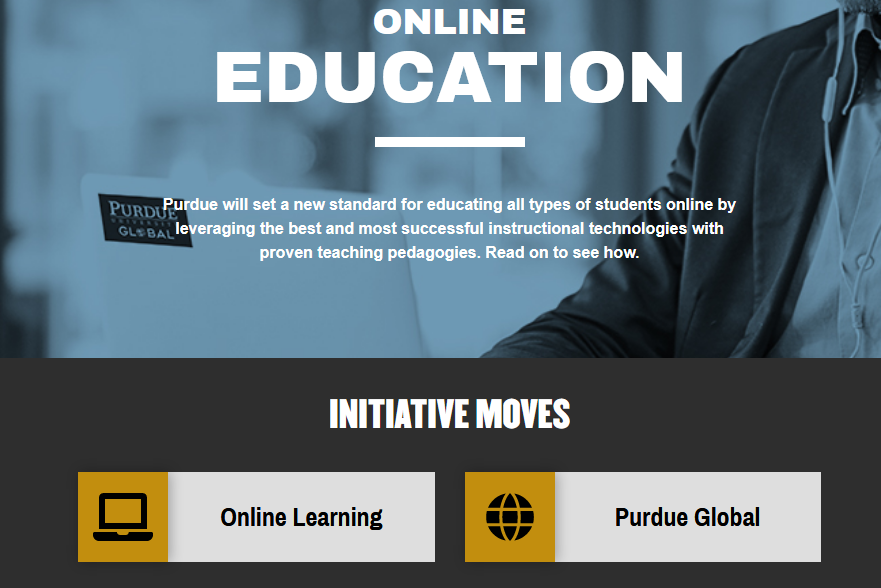 Purdue prepares online expansion with support from newly acquired for